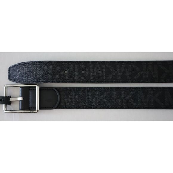 Michael Kors 86S5SBLY7B Men's Sz 38 Black 34MM Swivel Reversible Dress Belt - Picture 5 of 8